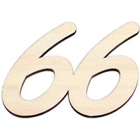 Zahlen aus Holz zum Weiterverarbeiten, Basteln & Bemalen, Größe: 7cm Zahl 66 Zahlen aus Holz zum Weiterverarbeiten, Basteln & Bemalen, Größe: 7cm Zahl 66 von Geburtstagsfee