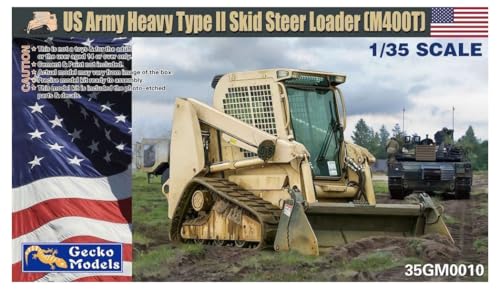 Gecko Models 35GM0010 1:35 US Army Light Type II Skid Steer Loader (M400T) Militär Modellbausatz von Gecko Models