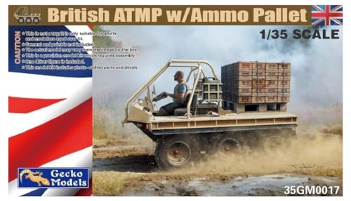 Gecko Models 35GM0017 British ATMP wAmmo Pallet Military Modellbausatz im Maßstab 1:35 von Gecko Models