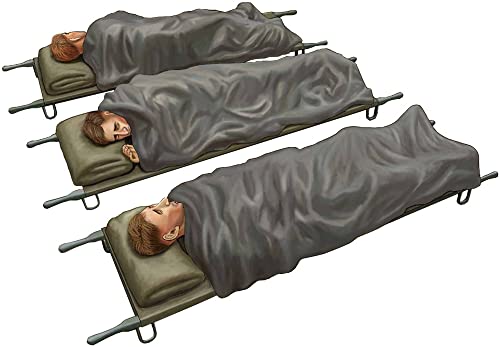 Gecko Models - Verluste der Alliierten auf den Bahnen (Zweiter Weltkrieg) Modellbau Figur Allied Casualties on Stretchers (WWII) 35gm0049| 1:35 Miniaturfigur von Gecko Models