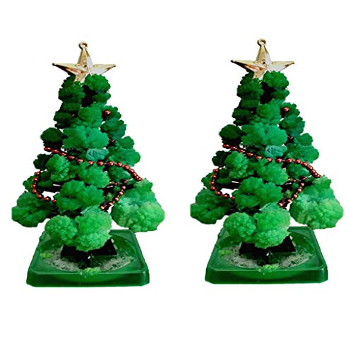 Geduochn 2 Stück Mini-Weihnachtsbaum, magischer Papier-Baum, DIY Kristall-Züchtungs-Set, Dekoration, Spielzeug, Neuheit, Jungen Mädchen, Wissenschafts-Kits und Spielzeuge, Lernanleitung Geduochn 2 Stück Mini-Weihnachtsbaum, magischer Papier-Baum, DIY Kristall-Züchtungs-Set, Dekoration, Spielzeug, Neuheit, Jungen Mädchen, Wissenschafts-Kits und Spielzeuge, Lernanleitung von Geduochn