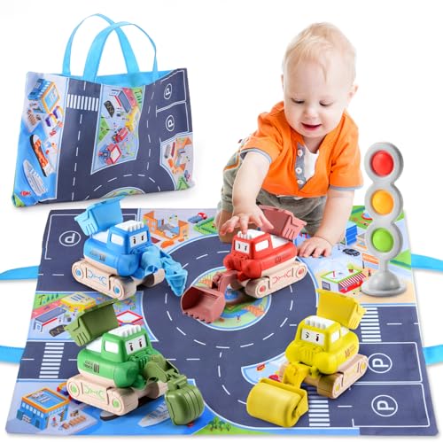 Geebiiny Auot Spielzeug ab 1 2 3 Jahre Junge, Montessori Spielzeug Baby Spielzeug 1 Jahr Kinderspielzeug ab 1 2 3 Jahre 1. Geburtstag Junge Motorikspielzeug ab 1 Jahr Ostergeschenke Kinder Bagger Geebiiny Auot Spielzeug ab 1 2 3 Jahre Junge, Montessori Spielzeug Baby Spielzeug 1 Jahr Kinderspielzeug ab 1 2 3 Jahre 1. Geburtstag Junge Motorikspielzeug ab 1 Jahr Ostergeschenke Kinder Bagger von Geebiiny