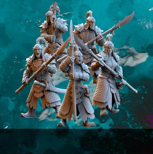 32 mm chinesische Dynasty-Figuren – nicht bemalt – ideal für Dungeons & Drachen, Pathfinder und Fantasy-Rollenspiele 32 mm chinesische Dynasty-Figuren – nicht bemalt – ideal für Dungeons & Drachen, Pathfinder und Fantasy-Rollenspiele von Geek Art Play