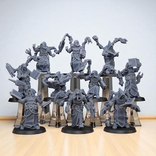 Geek Art Play 10 Stück Scavenger Monks 28 mm StationForge – unlackiert – ideal für Dungeons & Drachen, Pathfinder und Fantasy Rollenspiele Geek Art Play 10 Stück Scavenger Monks 28 mm StationForge – unlackiert – ideal für Dungeons & Drachen, Pathfinder und Fantasy Rollenspiele von Geek Art Play