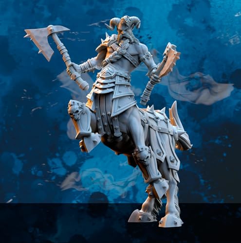 Geek Art Play Feranthal Kriegsherr Figur 32 mm – unbemalt – ideal für Dungeons & Drachen, Pathfinder und Fantasy-Rollenspiele von Geek Art Play