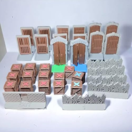 Geek Art Play Komplett-Set Türen – Kisten – Chips für Zombicide Black Plague – Zubehör in 3D-Druck für Zombicide Geek Art Play Komplett-Set Türen – Kisten – Chips für Zombicide Black Plague – Zubehör in 3D-Druck für Zombicide von Geek Art Play