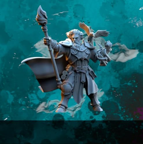 Ihsahn Große Hexe, 32 mm, unbemalt, ideal für Dungeons & Drachen, Pathfinder und Fantasy-Rollenspiele von Geek Art Play