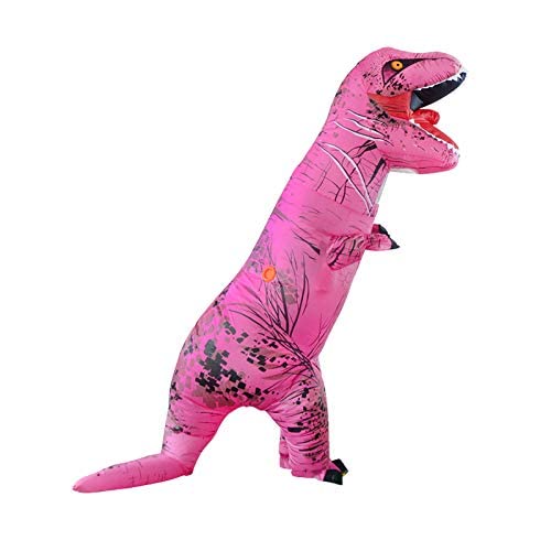 Geerypsy Dinosaurier Aufblasbares Kostüm für Erwachsene Lustiges T-Rex-Kostüm für Halloween Partys Weihnachten Festival von Geerypsy