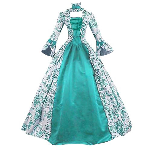Gefomuofe Damen Gothic Mittelalter Kleid Mittelalter Kleidung Damen Court Rokoko Barock Renaissance Faltenrock Maxikleider Abendkleider Cosplay Retro Prinzessin-Königin-Kleid Partykleid Ballkleid Gefomuofe Damen Gothic Mittelalter Kleid Mittelalter Kleidung Damen Court Rokoko Barock Renaissance Faltenrock Maxikleider Abendkleider Cosplay Retro Prinzessin-Königin-Kleid Partykleid Ballkleid von Gefomuofe
