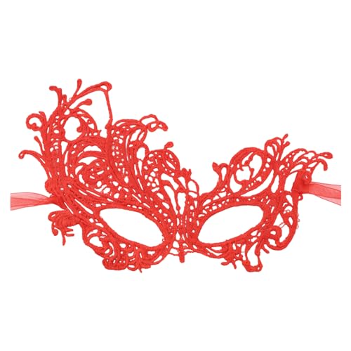 Gefomuofe Damen Spitze Maske Venezianische Masken Maskenball Spitze Augenmaske Schwarz Spitzenmaske Venezianisch für Maskerade Karneval Party Maske von Gefomuofe