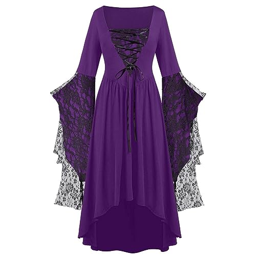 Gefomuofe Gothic Kleider Damen Mittelalter Kleidung Renaissance Kostüm Frauen Abendkleid Vintage Kleider Karneval Halloween Outfit Renaissance Kostüm Frauen Gothic Hexenkleid Viktorianisches Kleid Gefomuofe Gothic Kleider Damen Mittelalter Kleidung Renaissance Kostüm Frauen Abendkleid Vintage Kleider Karneval Halloween Outfit Renaissance Kostüm Frauen Gothic Hexenkleid Viktorianisches Kleid von Gefomuofe