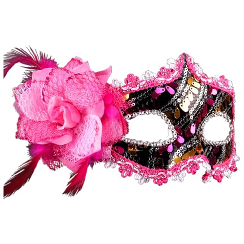 Gefomuofe Maskerade Maske Blumenmasken Karneval-Maske Handgefertigte Venezianische Maske Maskerade Augenmaske Römisch Griechisch Herren Venezianische für Karneval Fasching Halloween Cosplay von Gefomuofe