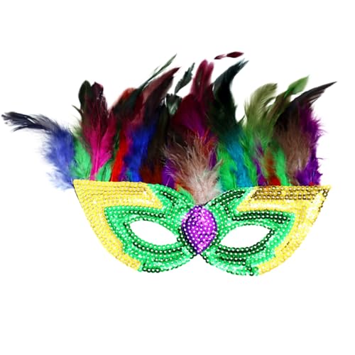 Gefomuofe Maskerade Maske Fasching Verkleidung Masquerade Mask Handgefertigte Venezianische Maske Maskerade Augenmaske Strass Metall Filigrane Federmaske Karneval Fasching Halloween Cosplay Kostüm Gefomuofe Maskerade Maske Fasching Verkleidung Masquerade Mask Handgefertigte Venezianische Maske Maskerade Augenmaske Strass Metall Filigrane Federmaske Karneval Fasching Halloween Cosplay Kostüm von Gefomuofe