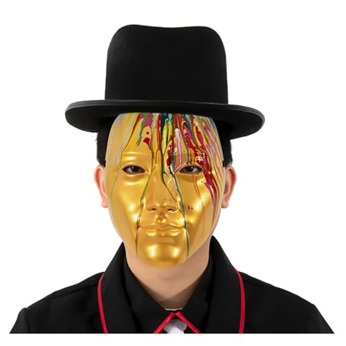 Gefomuofe Maskerade Maske Fasching Verkleidung Masquerade Mask Handgefertigte Venezianische Maske Maskerade Augenmaske Vintage Antike Masken Augenmaske Retro Venedigmaske Maskenball Karneval von Gefomuofe
