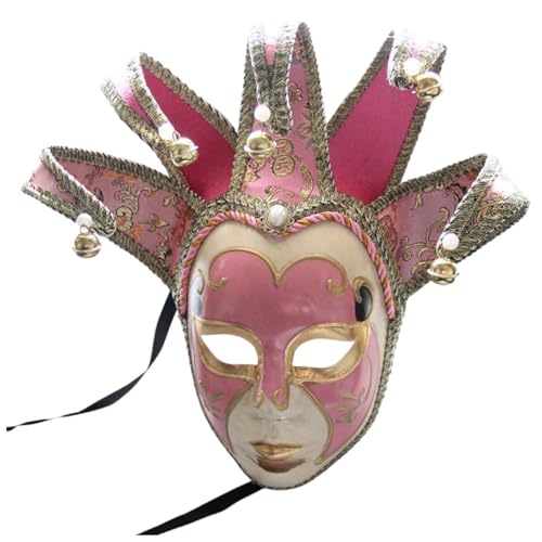 Gefomuofe Maskerade Maske Fasching Verkleidung Masquerade Mask Vollgesichtsmaske Karneval Dekorationen Venezianische Masken Vintage Antike Masken Augenmaske Retro Colombina Ballmaske Damen und Herren von Gefomuofe
