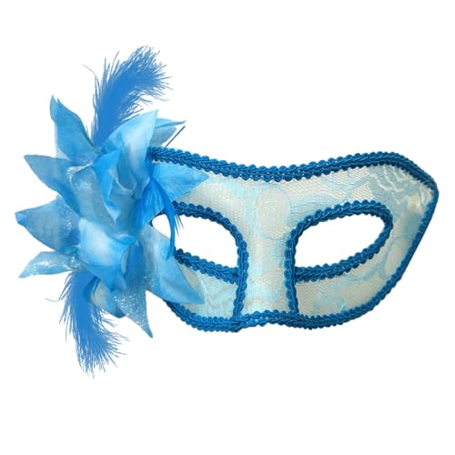 Gefomuofe Maskerade Maske Vintage-Halloween-Kostüm Blumenmaske Venezianische Masken Vintage Antike Masken Augenmaske Retro Colombina Ballmaske Damen und Herren von Gefomuofe