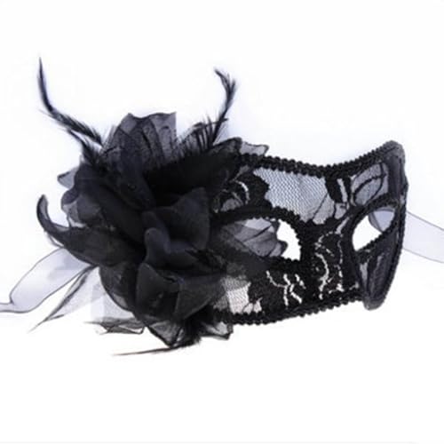 Gefomuofe Maskerade Maske Vintage-Halloween-Kostüm Blumenmaske Venezianische Masken Vintage Antike Masken Augenmaske Retro Colombina Ballmaske Damen und Herren von Gefomuofe