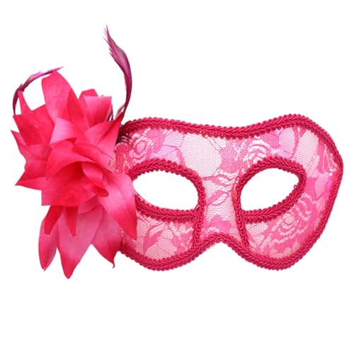 Gefomuofe Maskerade Maske Vintage-Halloween-Kostüm Blumenmaske Venezianische Masken Vintage Antike Masken Augenmaske Retro Colombina Ballmaske Damen und Herren von Gefomuofe