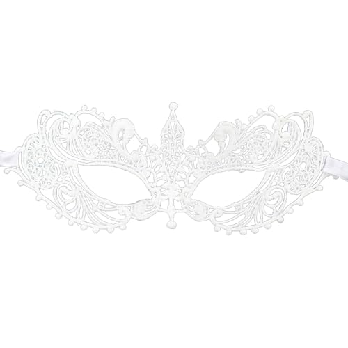 Gefomuofe Maskerade Maske Vintage-Halloween-Kostüm Karneval-Maske Karneval Dekorationen Venezianische Masken Strass Metall Filigrane venezianische Maske für Karneval Fasching Halloween Cosplay von Gefomuofe