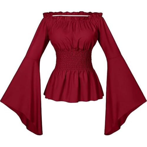 Gefomuofe Piratenkostüm Damen Piratenkleid Off Shoulder Kleid Damen Rüschenkleid Slash Neck Piratenhemd Puffärmeln Skaterkleid Schulterfreies Kleider Kurz A Linien Tunika Swing Piraten Kostüm Gefomuofe Piratenkostüm Damen Piratenkleid Off Shoulder Kleid Damen Rüschenkleid Slash Neck Piratenhemd Puffärmeln Skaterkleid Schulterfreies Kleider Kurz A Linien Tunika Swing Piraten Kostüm von Gefomuofe