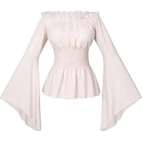 Gefomuofe Piratenkostüm Damen Piratenkleid Off Shoulder Kleid Damen Rüschenkleid Slash Neck Piratenhemd Puffärmeln Skaterkleid Schulterfreies Kleider Kurz A Linien Tunika Swing Piraten Kostüm Gefomuofe Piratenkostüm Damen Piratenkleid Off Shoulder Kleid Damen Rüschenkleid Slash Neck Piratenhemd Puffärmeln Skaterkleid Schulterfreies Kleider Kurz A Linien Tunika Swing Piraten Kostüm von Gefomuofe