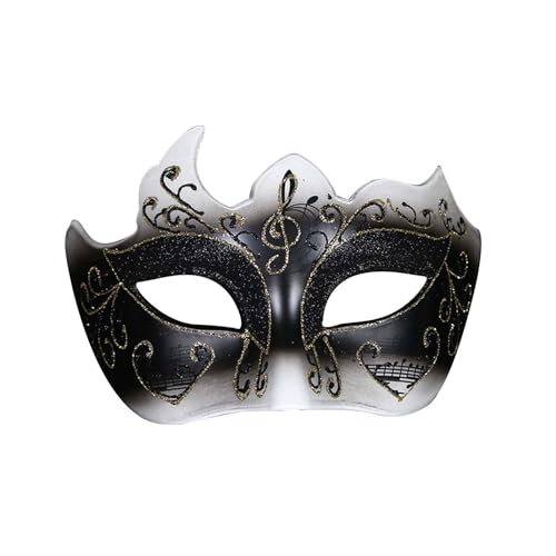 Gefomuofe Sexy Venezianische Maske Damen Schwarz Venetianische | Maskerade | Karneval | Kostüm | Fasching | Verkleidung | Halloween | Shades of Grey | Viktorianisch | Maskerade | Party von Gefomuofe
