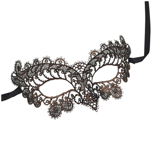 Gefomuofe Spitze MaskeDamen Fasching Verkleidung Masquerade Mask Handgefertigte Venezianische Maske Römisch Griechisch Herren Venezianische Augenmaske Venezianisch für Maskerade von Gefomuofe