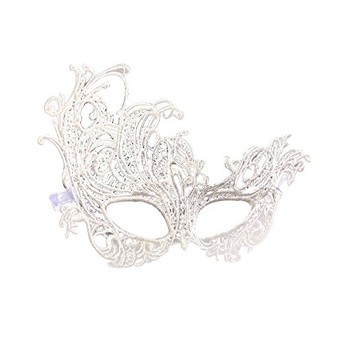 Gefomuofe Venezianische Maske Damen Fasching Verkleidung Masquerade Mask Karneval Dekorationen Venezianische Masken Römisch Griechisch Spitze Venezianische Halloween Kostüm von Gefomuofe