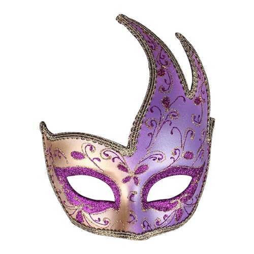 Gefomuofe Venezianische Maske Damen Herren Vintage-Halloween-Kostüm Karneval-Maske Handgefertigte Venezianische Maske Maskerade Augenmaske Römisch Griechisch Herren Venezianische Augenmaske Gefomuofe Venezianische Maske Damen Herren Vintage-Halloween-Kostüm Karneval-Maske Handgefertigte Venezianische Maske Maskerade Augenmaske Römisch Griechisch Herren Venezianische Augenmaske von Gefomuofe
