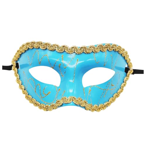 Gefomuofe Venezianische Maske Damen Herren Vintage-Halloween-Kostüm Karneval-Maske Handgefertigte Venezianische Maske Maskerade Augenmaske Vintage Antike Masken Augenmaske Retro Venedigmaske Gefomuofe Venezianische Maske Damen Herren Vintage-Halloween-Kostüm Karneval-Maske Handgefertigte Venezianische Maske Maskerade Augenmaske Vintage Antike Masken Augenmaske Retro Venedigmaske von Gefomuofe