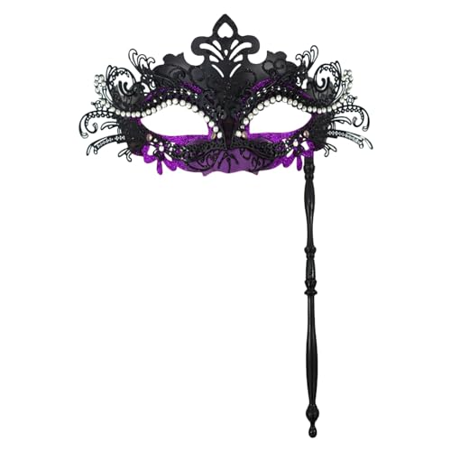 Gefomuofe Venezianische Maske Damen Vintage-Halloween-Kostüm Karneval-Maske mit Diamant Rabenmaske Römisch Griechisch Herren Venezianische Colombina Ballmaske Damen und Herren Gefomuofe Venezianische Maske Damen Vintage-Halloween-Kostüm Karneval-Maske mit Diamant Rabenmaske Römisch Griechisch Herren Venezianische Colombina Ballmaske Damen und Herren von Gefomuofe