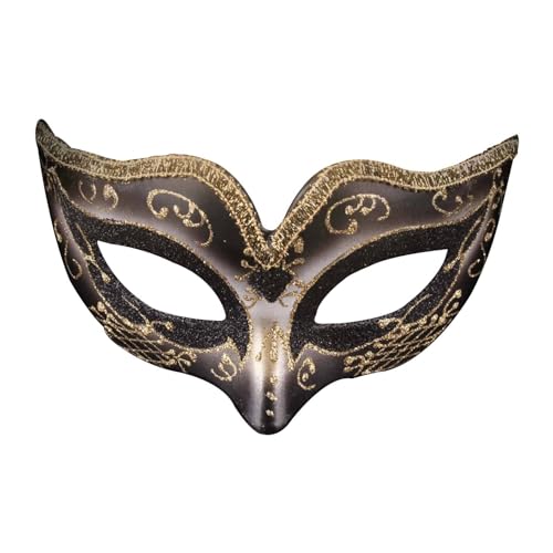 Gefomuofe Venezianische Maskerade Maske, Venezianische Vintage Karnevalsmasken Damen und Herren, Maskerade Karneval Party Maske von Gefomuofe