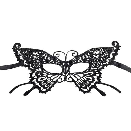 Gefomuofe Venezianischen Masquerade Maske Fasching Verkleidung Masquerade Mask Schwarze Spitze Rabenmaske Vintage Antike Masken Augenmaske Retro Augenmaske Maskerade Maske für Karneval Gefomuofe Venezianischen Masquerade Maske Fasching Verkleidung Masquerade Mask Schwarze Spitze Rabenmaske Vintage Antike Masken Augenmaske Retro Augenmaske Maskerade Maske für Karneval von Gefomuofe