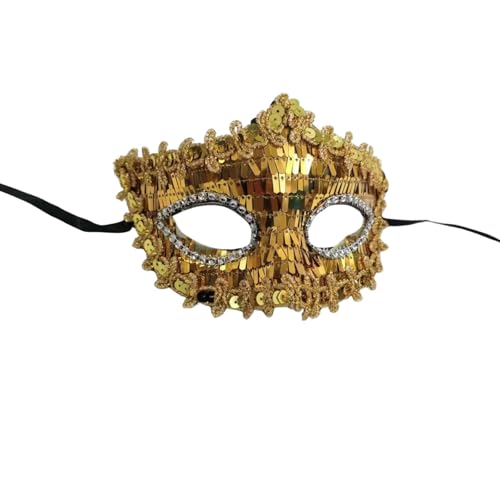 Gefomuofe Venezianischen Masquerade Maske Vintage-Karneval-Maske Karneval Dekorationen Venezianische Masken Römisch Griechisch Herren Venezianische Halloween Kostüm Kleid Dekoration Zubehör von Gefomuofe