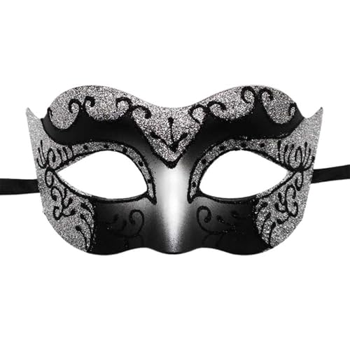 Venezianische Maske Damen Herren Pailletten Venezianische Gesichtsmaske Schwarze Federmaske Rabenmaske Römisch Griechisch Herren Venezianische Karneval Fasching Halloween Cosplay Kostüm Venezianische Maske Damen Herren Pailletten Venezianische Gesichtsmaske Schwarze Federmaske Rabenmaske Römisch Griechisch Herren Venezianische Karneval Fasching Halloween Cosplay Kostüm von Gefomuofe