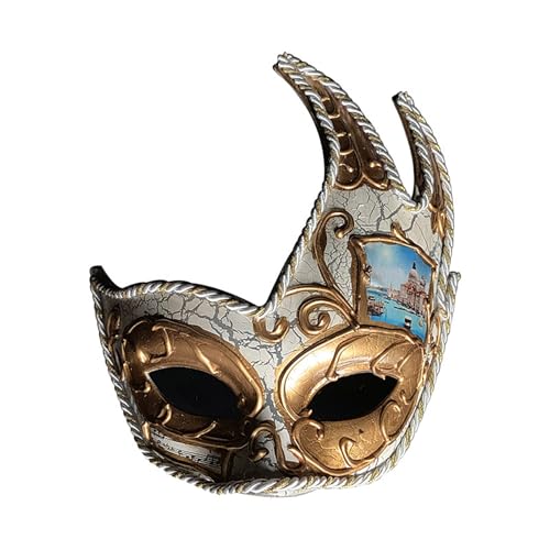 Venezianische Maske Damen Vintage-Halloween-Kostüm Karneval-Maske Karneval Dekorationen Venezianische Masken Vintage Antike Masken Augenmaske Retro Karneval Fasching Halloween Cosplay Kostüm von Gefomuofe