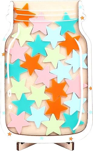 Belohnungsglas mit Sternen, Anreizglas, Motivieren Sie gutes Verhalten für Kinder, Sternglas, Belohnungssystem, Training, Belohnungsglas für Zuhause, Klassenzimmer, Star Collect Jar Belohnungstabelle Belohnungsglas mit Sternen, Anreizglas, Motivieren Sie gutes Verhalten für Kinder, Sternglas, Belohnungssystem, Training, Belohnungsglas für Zuhause, Klassenzimmer, Star Collect Jar Belohnungstabelle von Gehanico