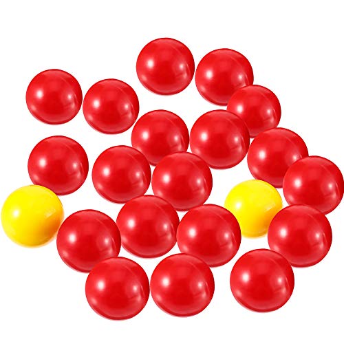 21 Stücke Spiel Ersatz Kugel 1 Set Spiel Ersatz Ball Kompatibel mit Hungrigen Flusspferde, 19 Rot Ball und 2 Gelb Ball 21 Stücke Spiel Ersatz Kugel 1 Set Spiel Ersatz Ball Kompatibel mit Hungrigen Flusspferde, 19 Rot Ball und 2 Gelb Ball von Gejoy