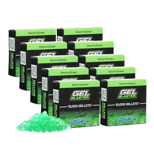 Gel Blaster 100.000 Pellets Nachfüllmunition - Grün, für Gel Blaster - Ungiftige Gelkugeln auf Wasserbasis - für Personen ab 14 Jahren Gel Blaster 100.000 Pellets Nachfüllmunition - Grün, für Gel Blaster - Ungiftige Gelkugeln auf Wasserbasis - für Personen ab 14 Jahren von Gel Blaster