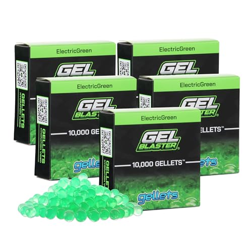 Gel Blaster 50.000 Gellets Nachfüllmunition - Grün, Hergestellt für Gel Blaster - Ungiftige, wasserbasierte Gelkugeln, für Personen ab 14 Jahren Gel Blaster 50.000 Gellets Nachfüllmunition - Grün, Hergestellt für Gel Blaster - Ungiftige, wasserbasierte Gelkugeln, für Personen ab 14 Jahren von Gel Blaster