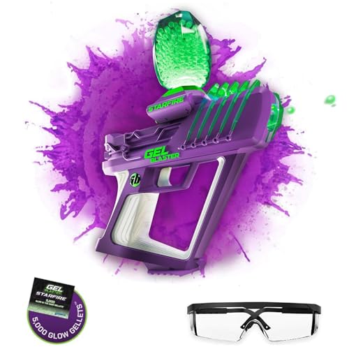 Gel Blaster Starfire - 5.800 Schuss, verlängerte Reichweite von 30+ Metern - Halb- und Automatikmodus - Geschenk für Teenager, Gadgets für Männer - 800 schussbereite Kugeln Gel Blaster Starfire - 5.800 Schuss, verlängerte Reichweite von 30+ Metern - Halb- und Automatikmodus - Geschenk für Teenager, Gadgets für Männer - 800 schussbereite Kugeln von Gel Blaster