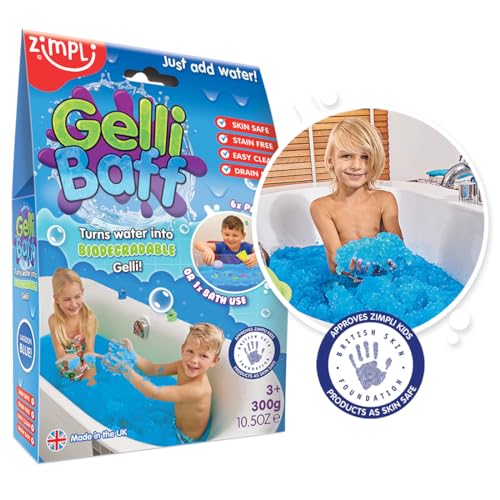 Gelli Baff Badepulver mit Auflöser, 300g, blau von Zimpli Kids