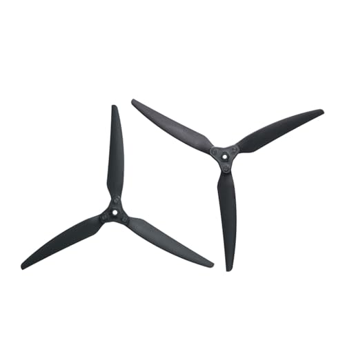 Gemfan 1159F/1265F/1307F/1407F/1510F/1309 Klapppropeller 3-Blatt-Glasfaser-Nylon für RC-Drohnen (1159F, 1 Paar) von Gemfan