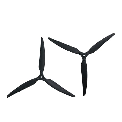 Gemfan 1159F/1265F/1307F/1407F/1510F/1309 Klapppropeller 3-Blatt-Glasfaser-Nylon für RC-Drohnen (1307F, 1 Paar) von Gemfan