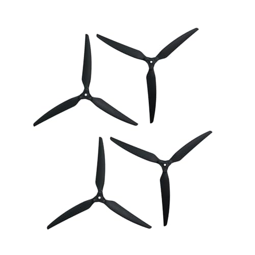 Gemfan 1159F/1265F/1307F/1407F/1510F/1309 Klapppropeller 3-Blatt-Glasfaser-Nylon für RC-Drohnen (1307F, 2 Paar) von Gemfan