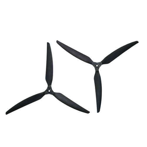 Gemfan 1159F/1265F/1307F/1407F/1510F/1309 Klapppropeller 3-Blatt-Glasfaser-Nylon für RC-Drohnen (1407F, 1 Paar) von Gemfan