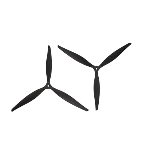 Gemfan 1159F/1265F/1307F/1407F/1510F/1309 Klapppropeller 3-Blatt-Glasfaser-Nylon für RC-Drohnen (1510F, 1 Paar) von Gemfan