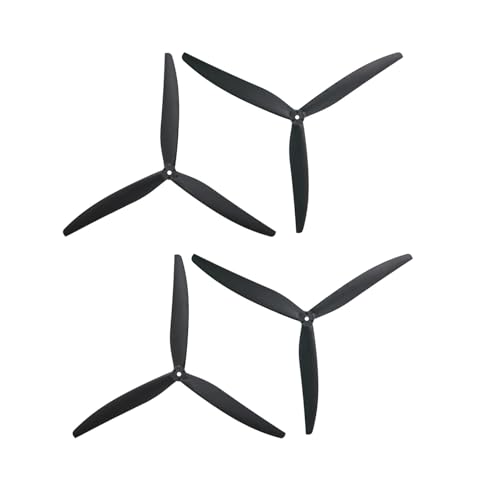 Gemfan 1309 Propeller Faltbare 3-Blatt-Glasfaser-Nylon-Paddel für RC Quadcopter Drohnen (2 Paar) von Gemfan