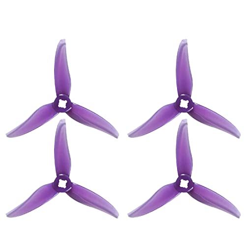 Gemfan 2 Paar 3520 3-Blade Propeller 2 Zoll PC Paddel für Racing Freestyle Cinewhoop Drohnen Ersatzteile (lila) von Gemfan