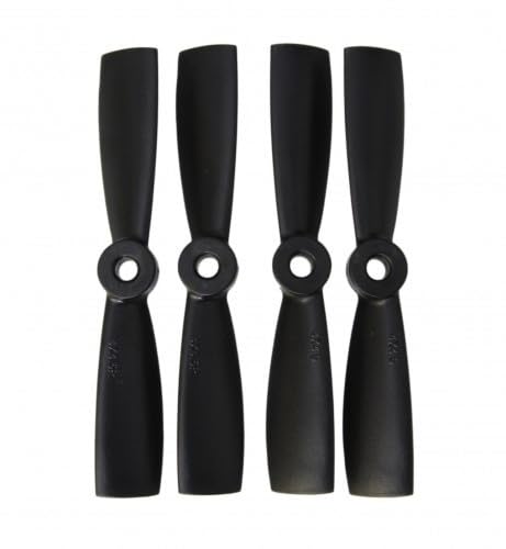 Gemfan 2 STK. Zweiblatt Propeller 4 x 4,5" Bull Nose Links und Rechts Farbe Grün von Gemfan